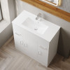 Eden 800mm Floor Standing Cabinet & Minimalist Basin - 1 Tap Hole