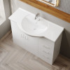 Mayford 1050mm Floor Standing Cabinet & Basin - 1 Tap Hole