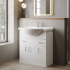Mayford 750mm Floor Standing Cabinet & Basin - 1 Tap Hole