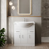 Mayford 750mm Floor Standing Cabinet & Basin - 1 Tap Hole
