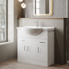 Mayford 850mm Floor Standing Cabinet & Basin - 1 Tap Hole