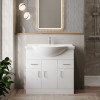 Mayford 850mm Floor Standing Cabinet & Basin - 1 Tap Hole