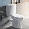 Milton Close Coupled Open Back Toilet & Soft Close Seat