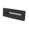 Square Basin Overflow Plate - Black