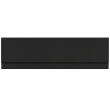 1700mm Waterproof Matt Black Front Bath Panel & Plinth