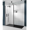 Apex Wetroom Wall Channel 1950mm Black