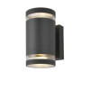 Lens Up/Down Light Anthracite Wall Light