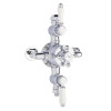 Traditional Victorian Triple Shower Valve & Luxury Rigid Riser Kit - Chrome