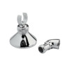 Chrome Plated Brass Wall Bracket & Elbow