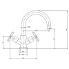 Acel Chrome Basin Mono Mixer & Slotted Sprung Basin Waste