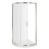 Pacific Chrome 860mm Single Entry Quadrant Shower Enclosure 6mm - Enclosure Only