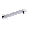 Rectangular Chrome Wall Mounted Shower Arm 300mm