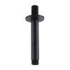 Round Matt Black Ceiling Mounted Shower Arm 120mm