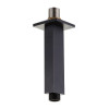 Rectangular Matt Black Ceiling Mounted Shower Arm 120mm