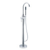 Aspen Chrome Floor Mounted Bath Shower Mixer & Shower Kit