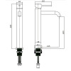 Brisbane Chrome High Rise Basin Mono Mixer