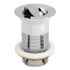 Flip Top Chrome Basin Waste (Unslotted)