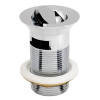 Flip Top Chrome Basin Waste (Slotted)