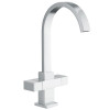 Block Chrome Kitchen Sink Mixer