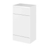 Hudson Reed Fusion White Gloss 500mm WC Unit & Top (355mm Deep)