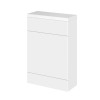 Hudson Reed Fusion White Gloss 600mm WC Unit & Top (255mm Deep)