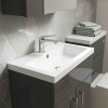 Hudson Reed Fusion Grey Gloss 600mm Vanity Unit & Basin (355mm Deep)