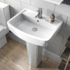 Bliss 520mm Basin & Full Pedestal - 1 Tap Hole