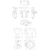 Old London Richmond High Level Toilet & Flush Pipe Kit