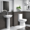 Harmony 500mm Basin & Full Pedestal - 1 Tap Hole