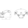 Clyde Chrome Basin Mono Mixer & Slotted Sprung Basin Waste