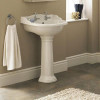 Old London Richmond 560mm Basin & Full Pedestal - 2 Tap Hole