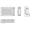 Kompact Type 22 Double-Panel Double Convector Radiator 600mm x 800mm