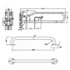 Doc M Pack - Disabled Toilet, Basin & Grab Rails - White
