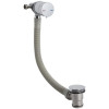 Chrome Round Single Lever Freeflow Bath Filler