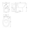 Sienna 920mm Cloakroom Suite Package
