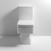 Bliss Close Coupled Modern Toilet with Push Button Cistern & Soft Close Toilet Seat