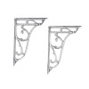 Chrome Ornate Cistern Brackets