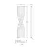 Xcite Designer Radiator 450mm x 1775mm - Anthracite