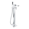 Hydro Chrome Floor Mounted Bath Shower Mixer & Shower Kit