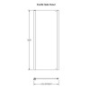 Pacific 1200mm x 900mm Sliding Door Rectangular Enclosure Package With Tray & Waste