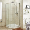 Pacific 860mm Single Door Quadrant Shower Enclosure, Tray & Waste