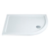 Pacific 900mm x 760mm Offset Quadrant Shower Enclosure, Tray & Waste - Right Hand