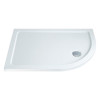 Pacific 1000mm x 800mm Offset Quadrant Shower Enclosure, Tray & Waste - Right Hand