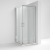 Pacific 760mm Corner Entry Enclosure Package With Tray & Waste