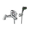 J-Dallas Chrome Bath Shower Mixer & Shower Kit