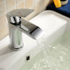 Khloe Chrome Basin Mono Mixer & Slotted Sprung Basin Waste