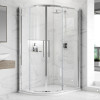 Hudson Reed Apex Chrome 1000mm x 800mm Offset Quadrant Shower Enclosure - (8mm Enclosure Only)
