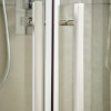 Hudson Reed Apex Chrome 1000mm x 800mm Offset Quadrant Shower Enclosure - Enclosure Only