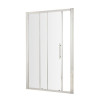 Hudson Reed Apex Chrome 1400mm Sliding Shower Door 8mm Glass (1950mm)