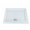 Apex 760mm Hinged Door Square Enclosure Package with Tray & Waste